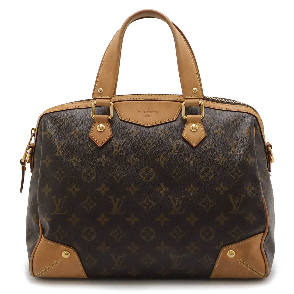 LOUIS VUITTON Monogram Retiro Handbag Tote Bag Shoulder Strap